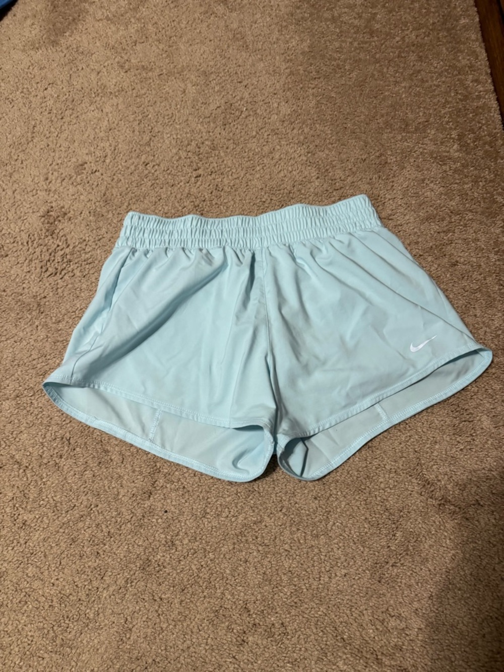 Nike Women's Pale Blue Athletic Running Shorts